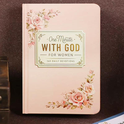One Minute with God for WoMen, 365 Days Devotional Journal, Portable Daily Reflections NoteBook, Perfect Gift for Holidays Birthdays Christmas New Year, Self Improvement Journal