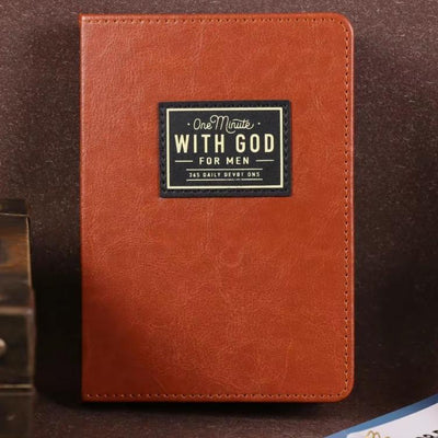 One Minute with God for Men, 365 Days Devotional Journal, Portable Daily Reflections eBook, Perfect Gift for Holidays Birthdays Christmas New Year, Self Improvement Journal