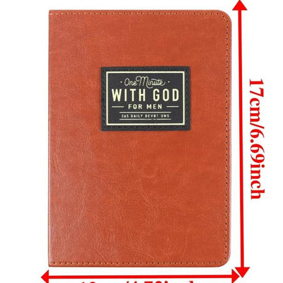 One Minute with God for Men, 365 Days Devotional Journal, Portable Daily Reflections eBook, Perfect Gift for Holidays Birthdays Christmas New Year, Self Improvement Journal
