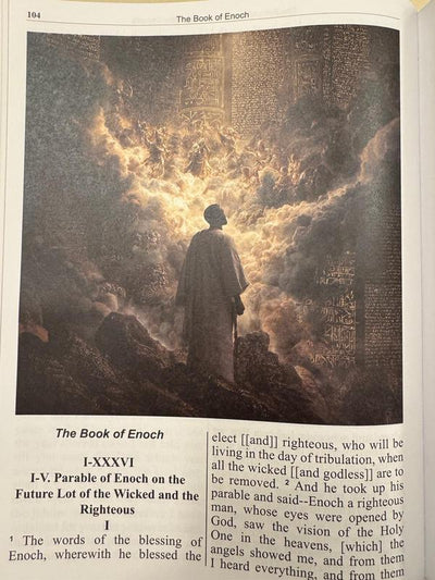 The Complete Ethiopian Bible in English (Extra-Large Print 17-Point Font, Illustrated) Includes Missing Apocrypha, Book of Enoch, Ezras, Jubilees, Meqabyan, Book of Wisdom, & Other Orthodox Lost Books