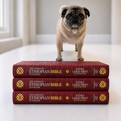 The Complete Ethiopian Bible in English (Extra-Large Print 17-Point Font, Illustrated) Includes Missing Apocrypha, Book of Enoch, Ezras, Jubilees, Meqabyan, Book of Wisdom, & Other Orthodox Lost Books