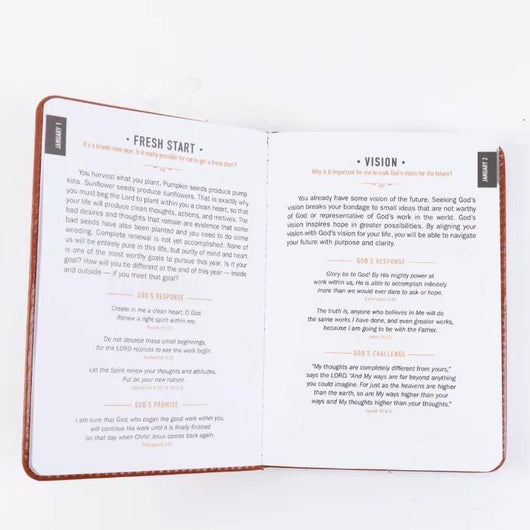 One Minute with God for Men, 365 Days Devotional Journal, Portable Daily Reflections eBook, Perfect Gift for Holidays Birthdays Christmas New Year, Self Improvement Journal
