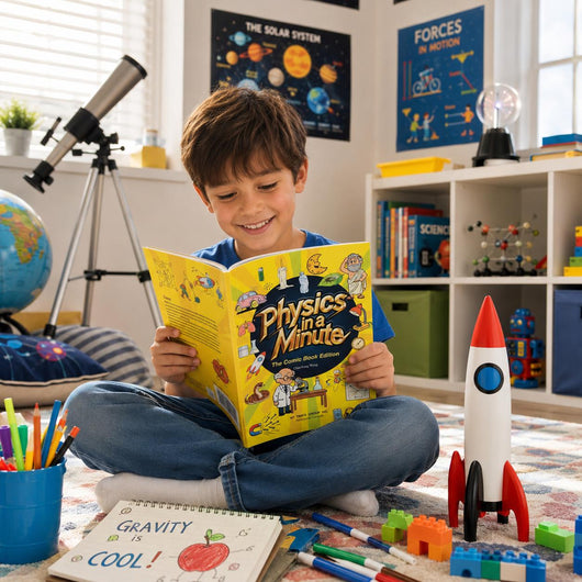 [BookCove] Physics in a Minute – The Comic Book Edition | Fun & Educational Physics Book for Kids